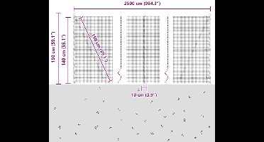 vidaXL - Hekpaal. - Groen