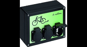 Spelsberg laadpaal voor elektrische fiets, 3-fase, 3,5kW, zwart