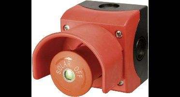 Eaton M22-SOL-PVT45PMPI11Q PV-uitschakelaar, Noodstopschakelaar Met beschermde kraag 1x NC, 1x NO IP66, IP67, IP69 1 st