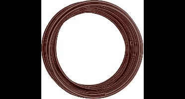 Vaessen Creative Aluminium Draad - 4mm - 10m - Chocolade mat