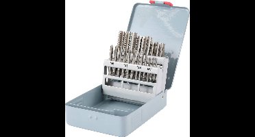 TOOLCRAFT TO-6800787 Schroefdraadsnijderset 21-delig Metrisch M3, M4, M5, M6, M8, M10, M12 Rechtssnijdend DIN 352 HSS 1