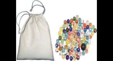 Knikkerzak met 176 knikkers - speelgoed set - Buitenspeelgoed - buitenspelen - knikkeren