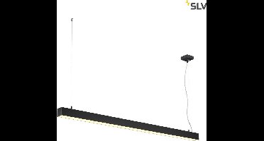 SLV Hanglamp design Q-Line dimbaar 142cm zwart - 1001309