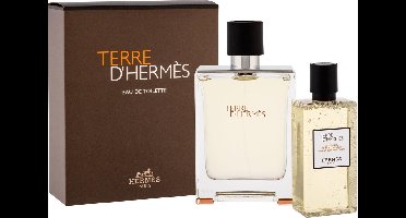 Hermès Terre d'Hermès Giftset - 100 ml eau de toilette spray + 80 ml showergel - cadeauset voor heren