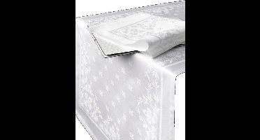 De Witte Lietaer Tafellaken Lilium 160x50 Cm Katoen Wit