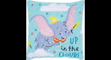 Vervaco - Kruissteekkussen kit - Disney Dumbo up in the clouds - PN-0176217 - Borduren - Borduurpakket - Borduurpakket volwassenen - Borduurpakket kind