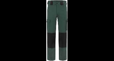 Top Rock Werkbroek WBC6040-006 katoen/poly Flessengroen/Zwart - groen - 50