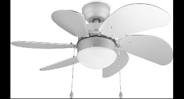 Plafondventilator Tristar VE-5810 - Ceiling Fan met Trekkoord - 3 Instelbare Standen - Ø 76 cm - Wit