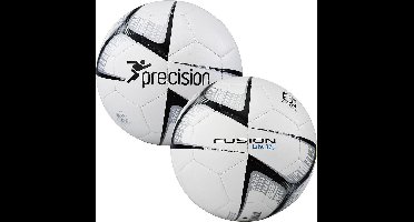Precision Voetbal Fusion Lite Pu 370 Gram Wit/zwart Maat 5