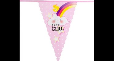 Boland - PE vlaggenlijn 'Baby girl' (6 m)
