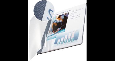 Leitz impressBIND Soepele Omslagen - 10,5 mm - Blauw - 10 stuks
