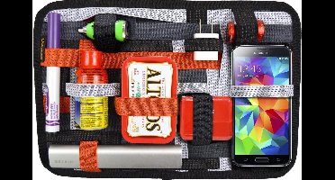 GRID IT! De Ultieme tas organizer - opbergsysteem voor ipad zwart/ oranje  (medium)