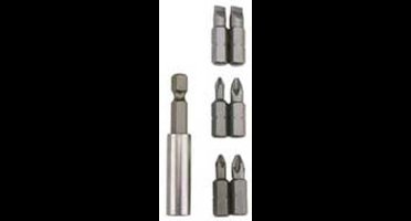 wolfcraft - Bit-set sleuf/kruiskop (PH/PZ), 7-dlg. - 2446000