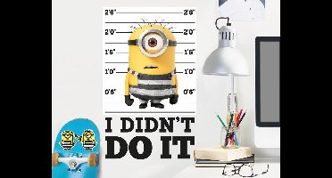Minions Despicable 3 I didn't do it - Muursticker - Multi