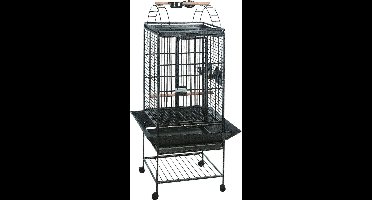 Flamingo Papegaaienkooi Pico  - Antraciet -  83 x 78 x 164 cm