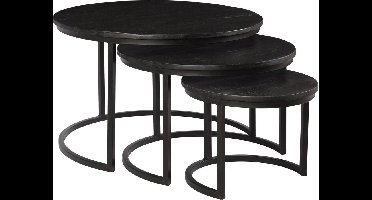 Livingfurn - Salontafel Jerrel Kala - 74x74x42 - Mangohout