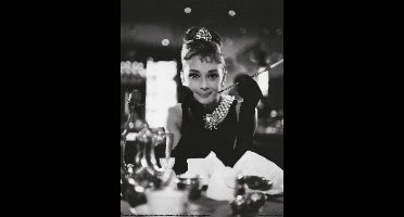 Kunstdruk John Kobal Found - Audrey Heburn Breakfast Dish 60x80cm