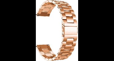 Just in Case Samsung Galaxy Watch 3 41mm Metalen armband - Rose Goud