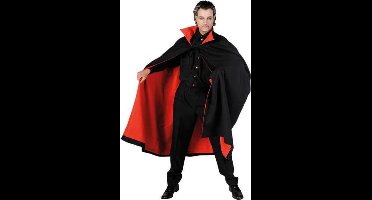 Witbaard Cape Dracula Deluxe Heren Polyester Zwart/rood