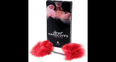 Handcuffs with Marabou Red