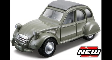 Maisto CITROEN 2 CV 1952 ´PULLBACK´ grijs schaalmodel 4,5"