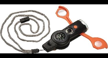 Moses Survivaltool 6-in-1 Junior 4,5 X 10,8 Cm Zwart/oranje