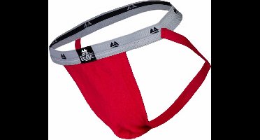 MM Sports The Original Swimmer/Jogger Jockstrap 1 inch Red - MAAT L - Heren Ondergoed - Jockstrap voor Man - Mannen Jock