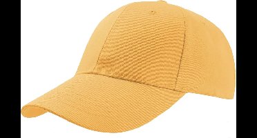 Atlantis Zoom Sports 6 Panel Baseball Cap (Pakket van 2) (Geel)