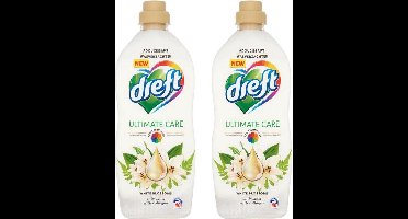Dreft Wasverzachter Ultimate Care White blossoms 80 wasbeurten - 2 x 1 l