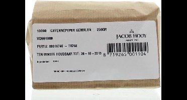 Jacob Hooy Cayennepeper gemalen 250 Gram