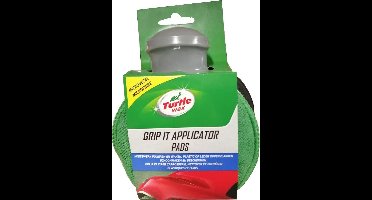 Turtle Wax Poetspad Grip it - Drie verschillende poetspads - Voor kunststof en lederen oppervlakten - Voor polijsten, waxen & schoonmaken - Optimale drukverdeling - Houdt handen schoon - 3 stuks