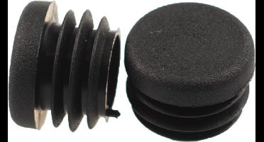 Verlofix Buisstop 22 Mm Zwart 4 Stuks