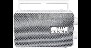 Panasonic RF-D30BTEG-W Keukenradio DAB+, FM DAB+, FM, Bluetooth, AUX Wekfunctie, Spatwaterbestendig Wit