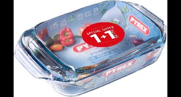 Pyrex Optimum Ovenschalenset - 35 x 23 - 28 x 17 cm - set van 2