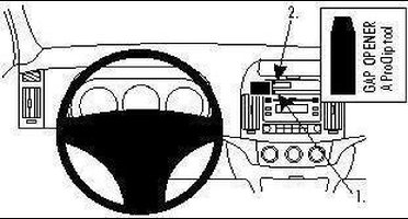 Brodit PDA/GPS/mobiele telefoons accessoires ProClip