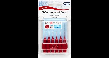 Tepe Interdentale Rager Origineel-0.5 Mm, Rood (Blister 6 Stuks) - 3 Stuks - Voordeelverpakking