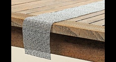 Tafel loper - Zilver - Bling Bling - 120 x 12 cm