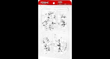 Spijkerclip assortiment - 80 stuks - Wit - CC80W