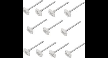ProPlus Metalen grondzeilpennen - Veiligheidsontwerp - Ø6 mm - 10 cm - Set van 10
