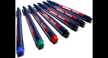 Fineliner edding 1800 0.7mm zwart | 10 stuks