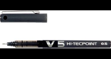 Rollerpen PILOT Hi-Tecpoint V5 fijn zwart | 12 stuks