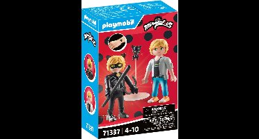 PLAYMOBIL Miraculous: Adrien & Cat Noir - 71337