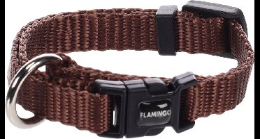 Hond Halsband Ziggi Bruin XXS 15-25cm 10mm