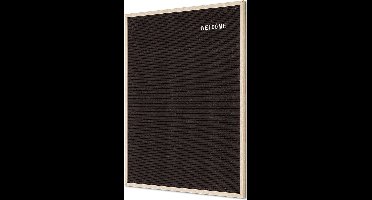 Letterbord Zwart 60 X 80 cm met Houten Lijst - Syna LEB60X80