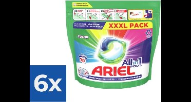 Ariel Prof Allin1 Pods Color - 70 Wasbeurten - Voordeelverpakking 6 stuks