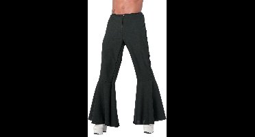 Hippie broek zwart bi-stretch man - Maat 50