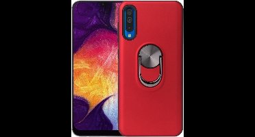 Hoesje Geschikt Voor Samsung Galaxy A70 hoesje Shockproof Armor case - back cover – TPU – Rood