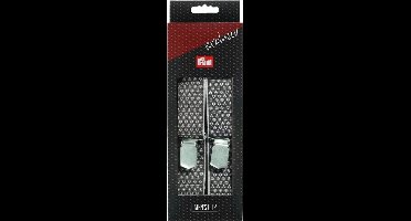 Prym Bretels exclusief stippen 120cm 35mm zwart.