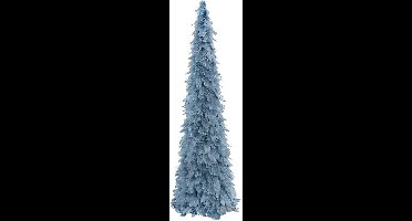 PTMD Foksy Kerstmis Ornament - 14 x 14 x 60 cm - Veren - Blauw