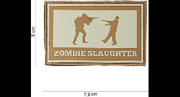 101 Inc Embleem 3D Pvc Zombie Slaughter Rechthoek  10045